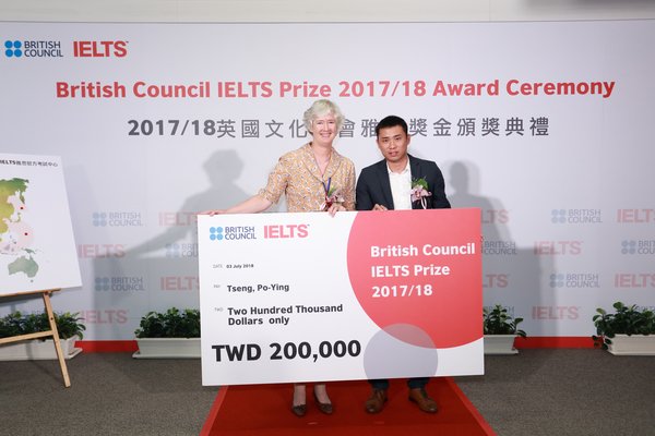 British Council in Taiwan awards IELTS Dream Big Fund to special needs IELTS test taker