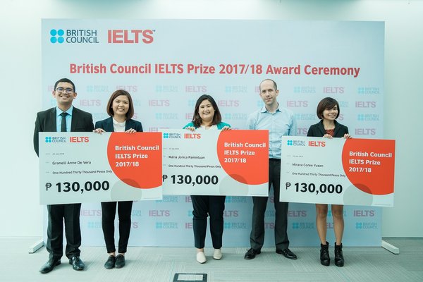 British Council in the Philippines Announces 2018 IELTS Prize Winners