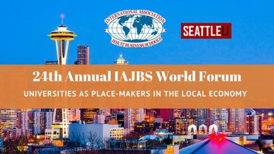 GCSEN Founder & President Professor Mike Caslin And Professor Mary Kate Naatus, KPMG Dean Of St. Peter's University Business School Deliver Lecture At Int'l Association Of Jesuit Business Schools (IAJBS) Conference, Seattle