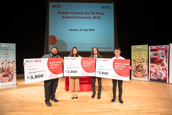 British Council in Singapore Announces 2018 IELTS Prize Winners