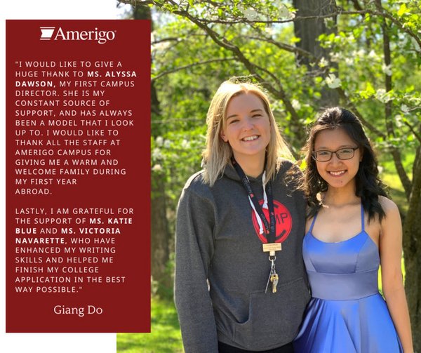 Amerigo Education Announces Class of 2020 University Outcomes