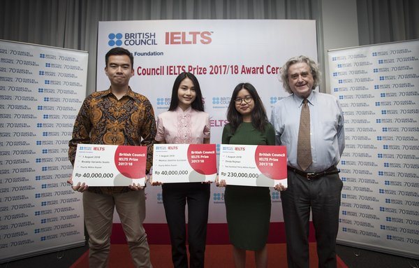 British Council in Indonesia Announces 2018 IELTS Prize Winners