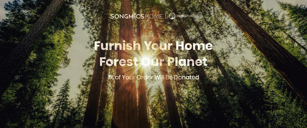 SONGMICS HOME Partners One Tree Planted for Green Initiatives