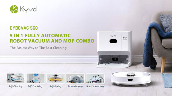 Kyvol Launches Cybovac S60, First Fully Automatic Intelligent 5-in-1 Robot Vacuum and Mop at Saudi Arabia's Largest Home Appliance Retail Platform Extra