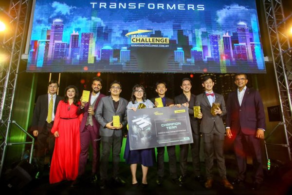 Sina Amini and 'Team Transformers' Announced as Top Winners of Maybank GO Ahead. Challenge (MGAC) 2019