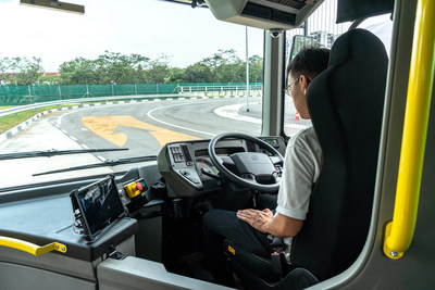 Volvo and Singapore University NTU Unveil World's First Full Size Autonomous Electric Bus