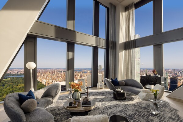 53 WEST 53 UNVEILS AWE-INSPIRING ELLE DECOR DUPLEX PENTHOUSE