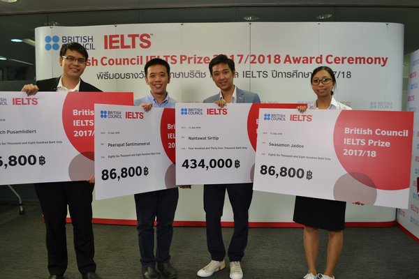 British Council in Thailand Announces 2018 IELTS Prize Winners