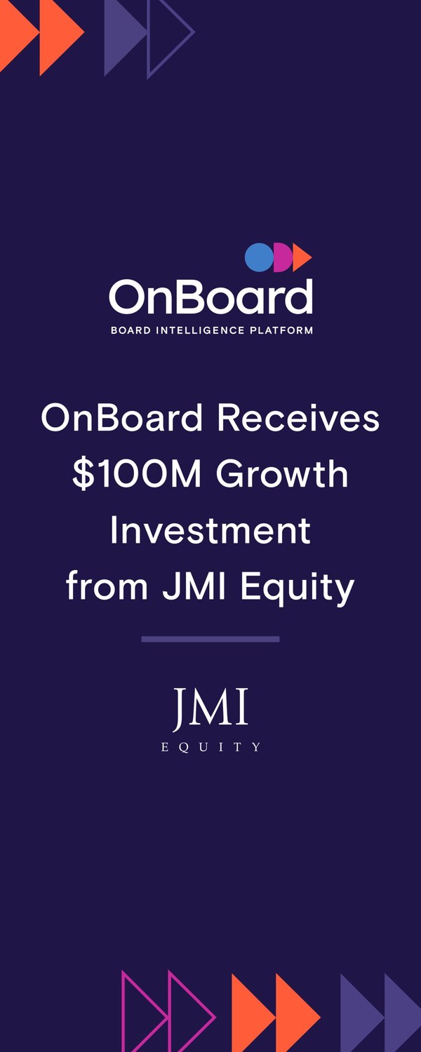 OnBoard Receives $100M Growth Investment from JMI Equity