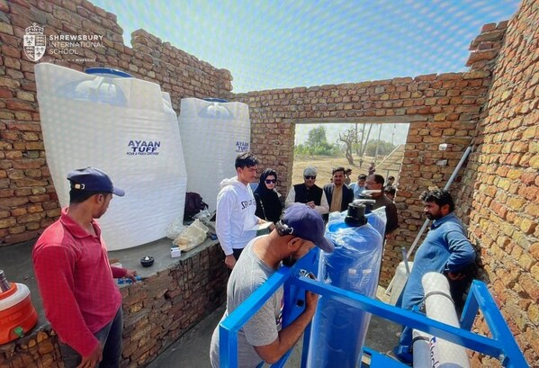 Shrewsbury student raises funds and brings clean water to village in Pakistan devastated by floods