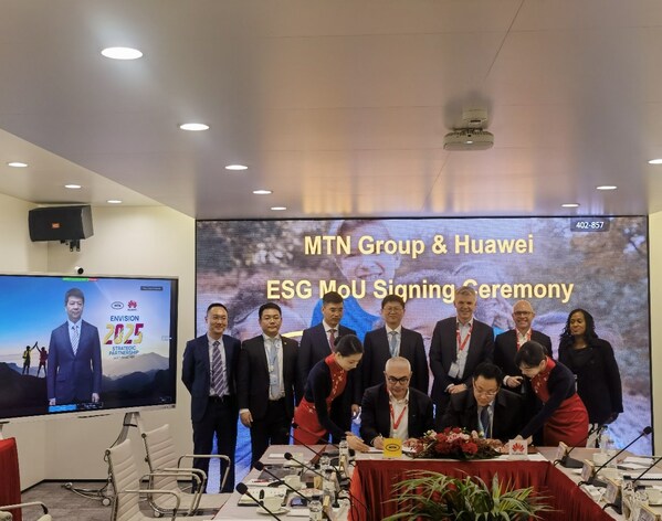 MTN and Huawei Sign MoU on improving digital inclusion and sustainable development in Africa