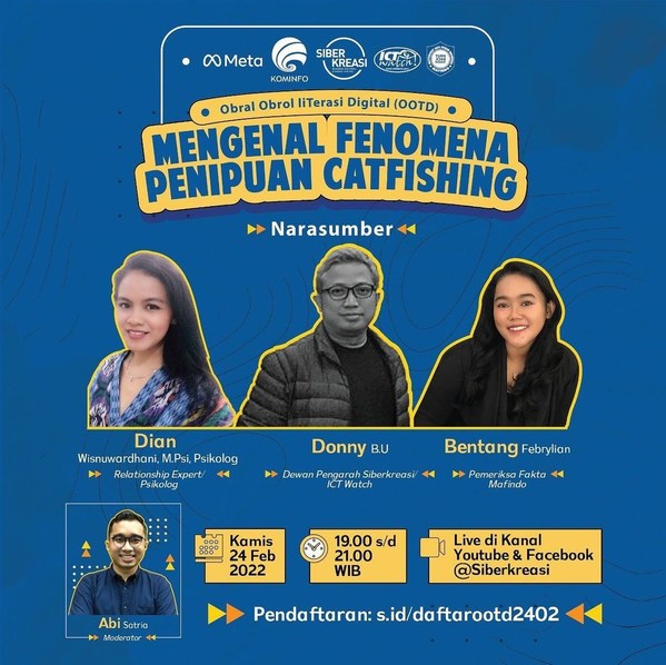 The Indonesia's Ministry of Communications and Informatics Raises Public Awareness on Internet Catfish Phenomenon