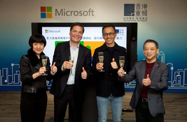 HKBN and Microsoft Hong Kong Join Forces to Elevate the Competitiveness of Hong Kong Companies