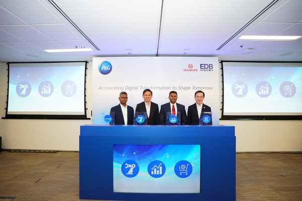 Procter & Gamble to invest an additional US$30 million through partnership with Singapore's Economic Development Board to drive Singapore's digital transformation