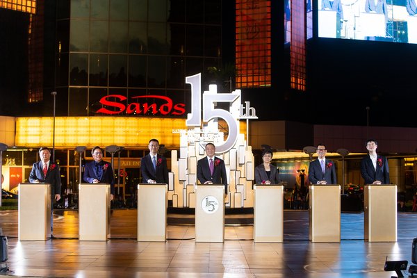 Sands China Celebrates 15 Years of Sands Macao