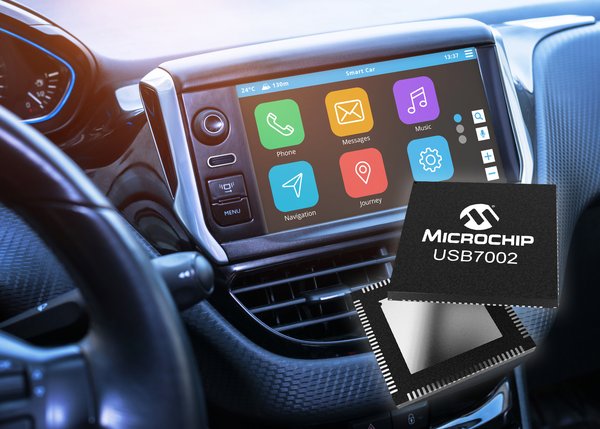 Industry's First Automotive USB 3.1 SmartHub with Type-C(™) Support Enables 10x Faster Data Rates in Infotainment Systems