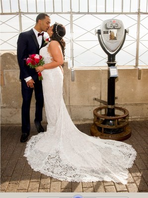 Empire State Building Celebrates Milestone 25th Year Of Valentine's Day Weddings