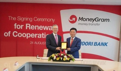 MoneyGram Renews Agreement with Woori Bank