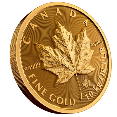 The Royal Canadian Mint Launches its Largest-Ever Gold Maple Leaf Coin