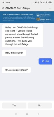 Tencent Open-sources Another AI-powered Tool to Help Conduct Preliminary Self-evaluation Regarding COVID-19 Infection
