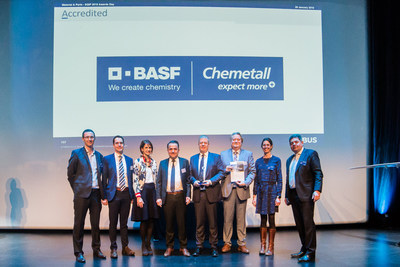 Chemetall receives the Airbus SQIP award for the 6th consecutive year