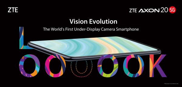 ZTE unveils world's first under-display camera smartphone Axon 20 5G