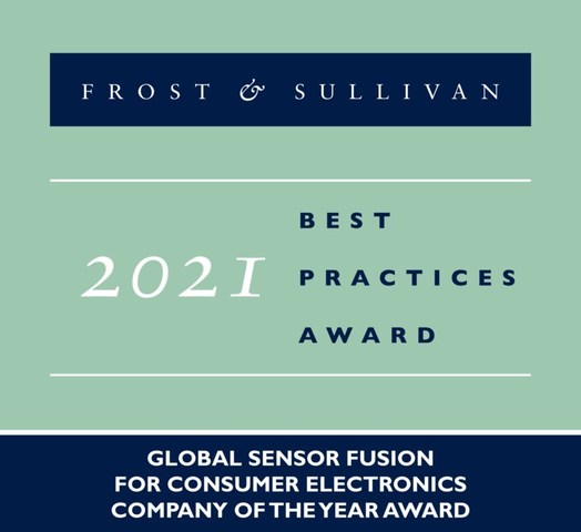 CEVA Lauded by Frost & Sullivan for Addressing the Challenges of Connected Devices with Its Smart Sensing MotionEngine™ Software