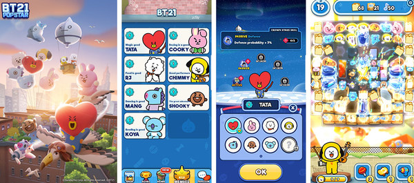 'BT21 POP STAR' Game Launches in Asia