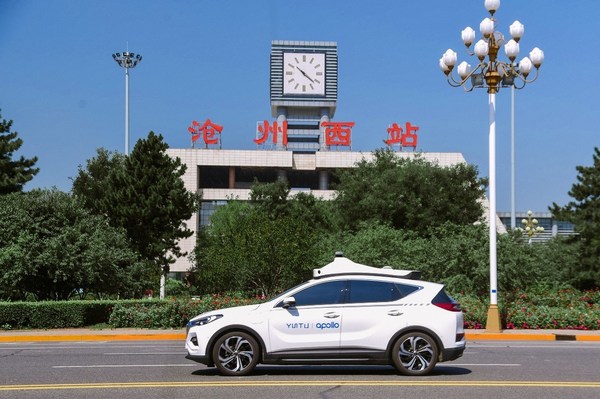 Baidu Opens Apollo Go Robotaxi Service to the Public in Cangzhou