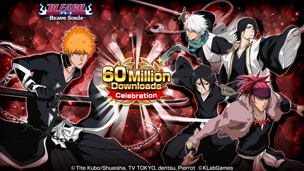 "Bleach: Brave Souls" Reaches Over 60 Million Downloads Worldwide!