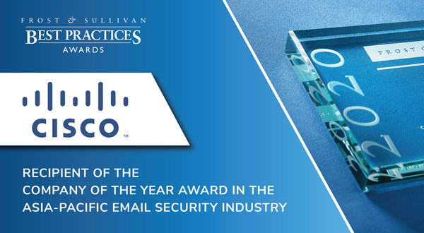 Cisco's Strong Leadership in Email Security in the Asia-Pacific Market Applauded by Frost & Sullivan