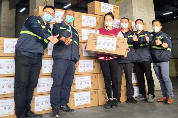 Swift support for India - Fosun's additional aid of 100,000 KN95 masks arrived in Mumbai