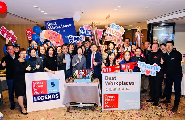 Hilton Named "The Legend" as it Takes Top Spot in Best Places to Work in Greater China