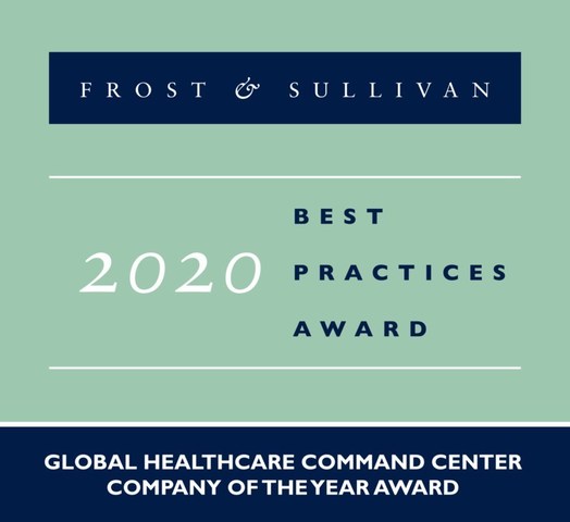 GE Healthcare Named "2020 Global Company of the Year" by Frost & Sullivan for its AI-based Command Centers that Help Hospitals Make Real-time Decisions That Improve Care Delivery