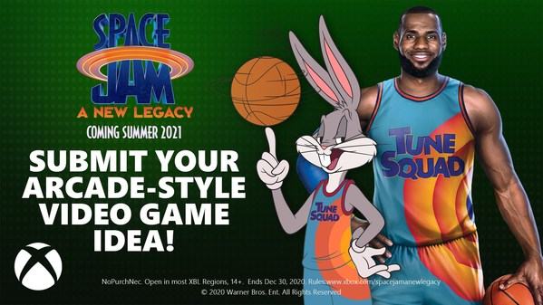 Microsoft and Warner Bros. Pictures Assemble All-Star Team in LeBron James, Bugs Bunny and Xbox to Celebrate Gaming and Coding Education Inspired By The Upcoming Animated, Live-Action Adventure 'Space Jam: A New Legacy'