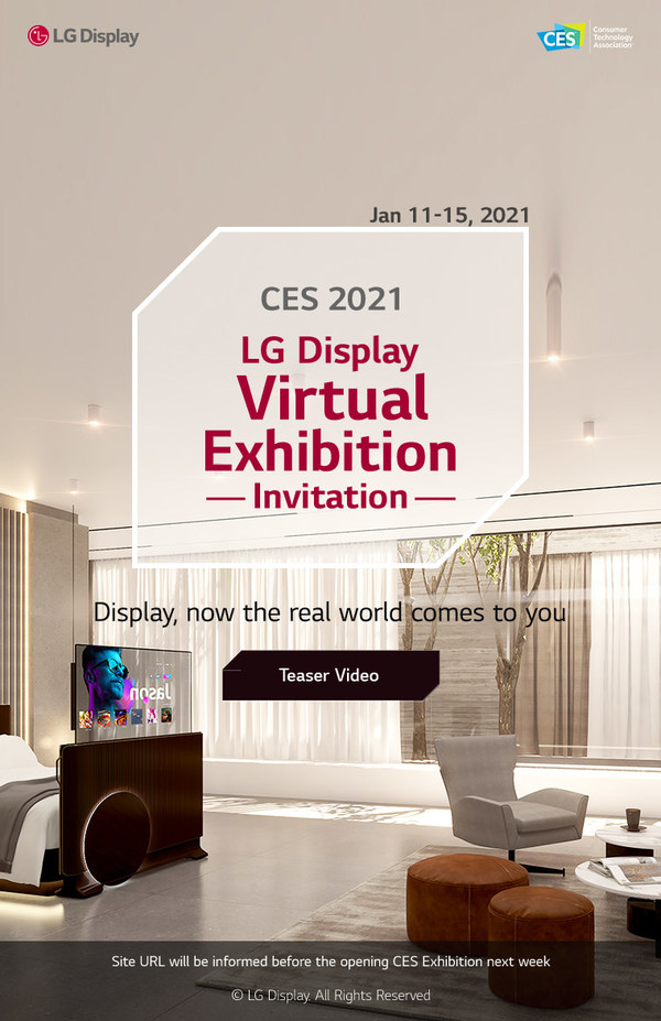 LG Display redefines the role of displays in the contactless era at CES 2021