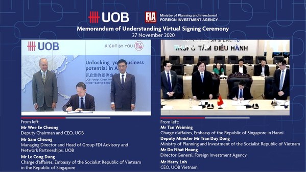 UOB secures more than S$3 billion of foreign direct investment into Vietnam in alliance with its Foreign Investment Agency