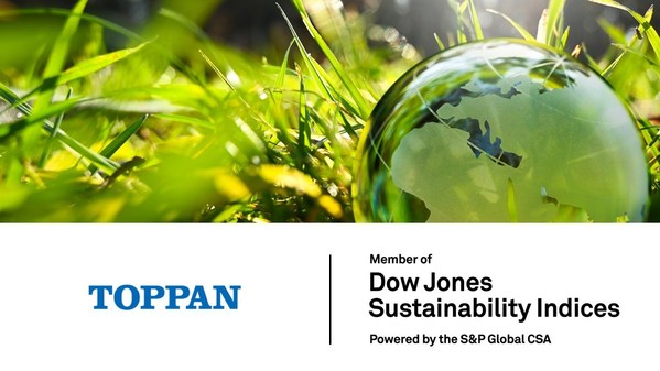 Toppan Named to DJSI World Index for Four Consecutive Years