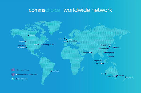 CommsChoice expands Microsoft Teams Direct Routing to Hong Kong