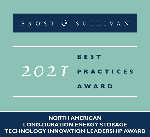 ESS Applauded by Frost & Sullivan for Pioneering Environmentally Friendly Long-duration Iron Flow Batteries