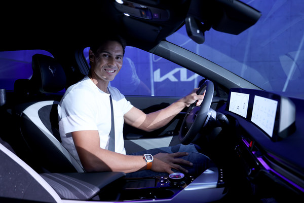 Kia global ambassador Rafael Nadal will increase use of electric vehicles with new EV6 crossover