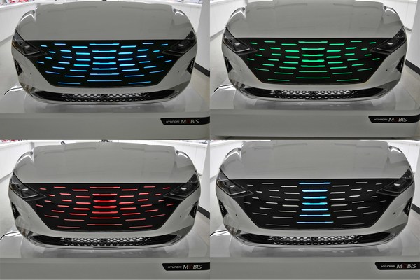 Hyundai Mobis developed new 'lighting and moving grille'