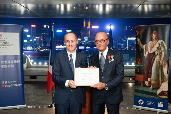 French Government Bestows Chevalier dans l'Ordre National de la Légion d'Honneur and Chevalier dans l'Ordre du Mérite Agricole Distinctions on Mr Peter Borer