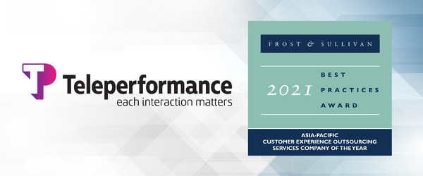 Teleperformance Lauded by Frost & Sullivan for Combining Human and Technology Solutions to Offer a Superior Customer Experience