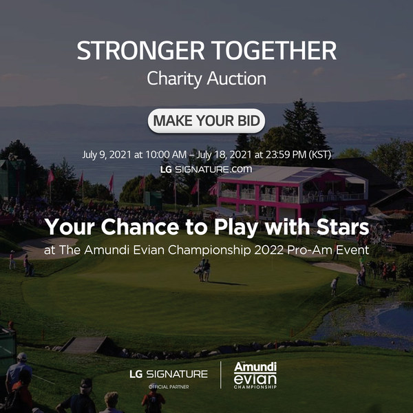 LG SIGNATURE Supports Worthy Cause With "STRONGER TOGETHER" Charity Auction