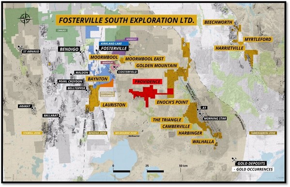 Fosterville South Intersects 11m at 31.34 g/t Gold Including 4m at 80.05 g/t Gold During Initial Drilling at the Reedy Creek Goldfield Within Providence Project