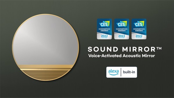 SOUND MIRROR™ of ICON.AI Named as 3 CES 2022 Innovation Awards Honoree: Voice-Activated Acoustic Mirror