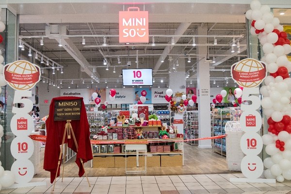 MINISO marks milestone in Boston with 5,000th store globally; $10 N' Under concept wins over Gen Z with trendy experiences