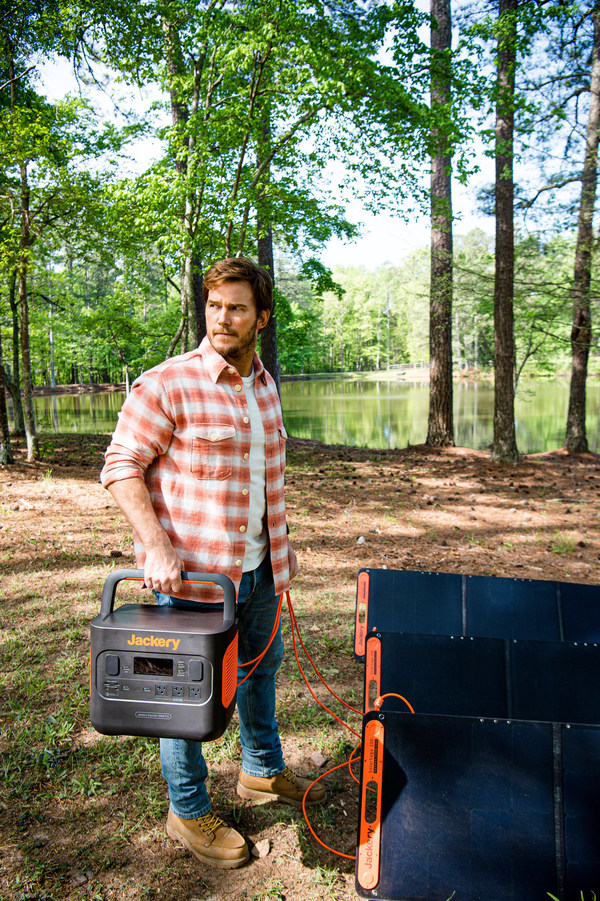 Chris Pratt Teams Up with Global Top-Selling Outdoor Solar Generator Brand, Jackery, to Kick-off Summer Travel Season