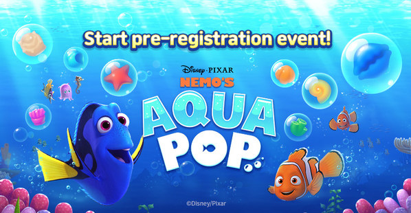 Pre-registration Begins for Mobile Puzzle Game 'Nemo's Aqua Pop'